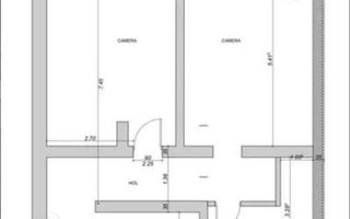 Apartament 2 camere/ decomandat/la cateva minute de centrul Timisoarei - Schiță 11