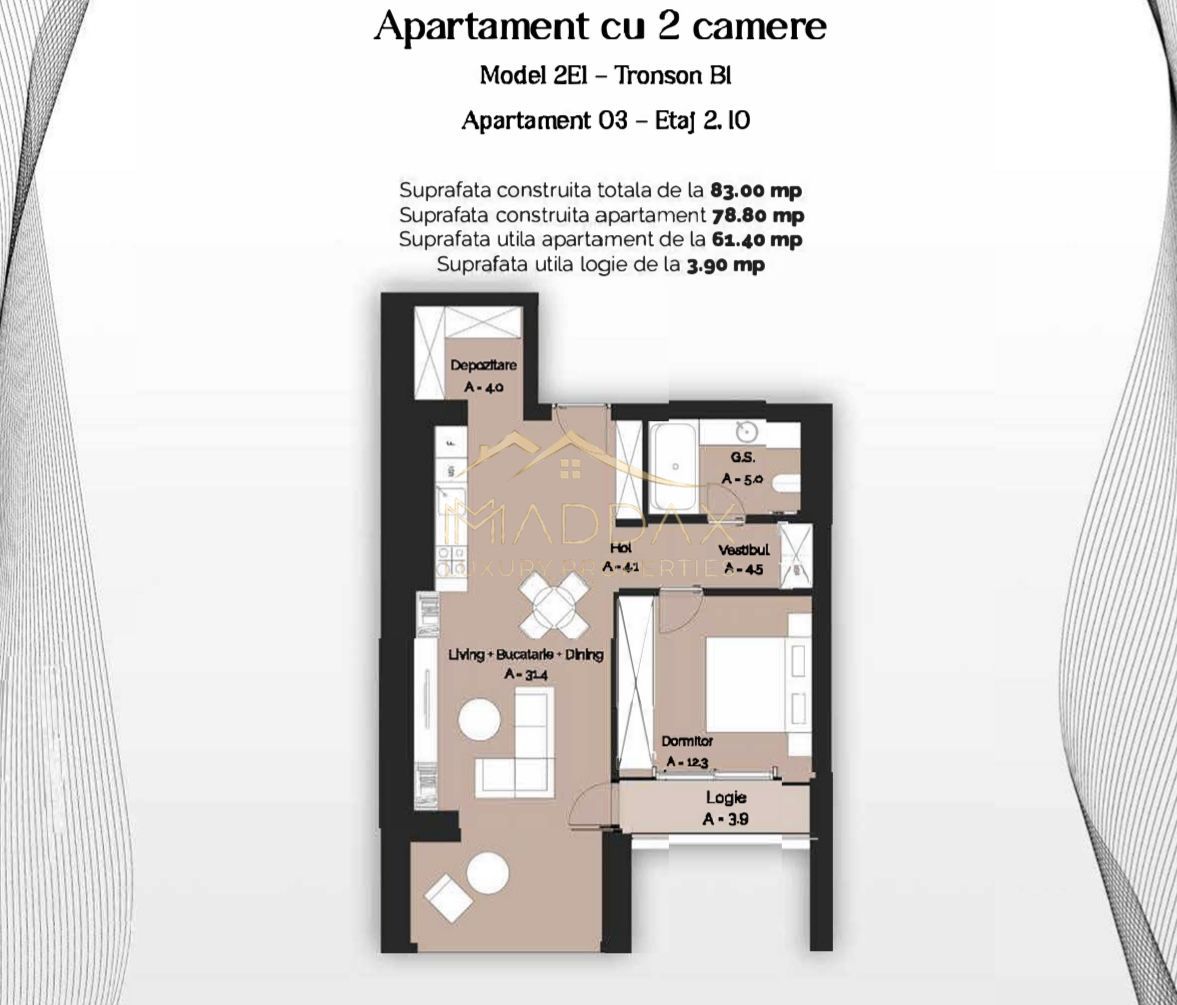 Proiect rezidențial // Apartamente 1-5 camere // Finalizare 2026 - Poză 46