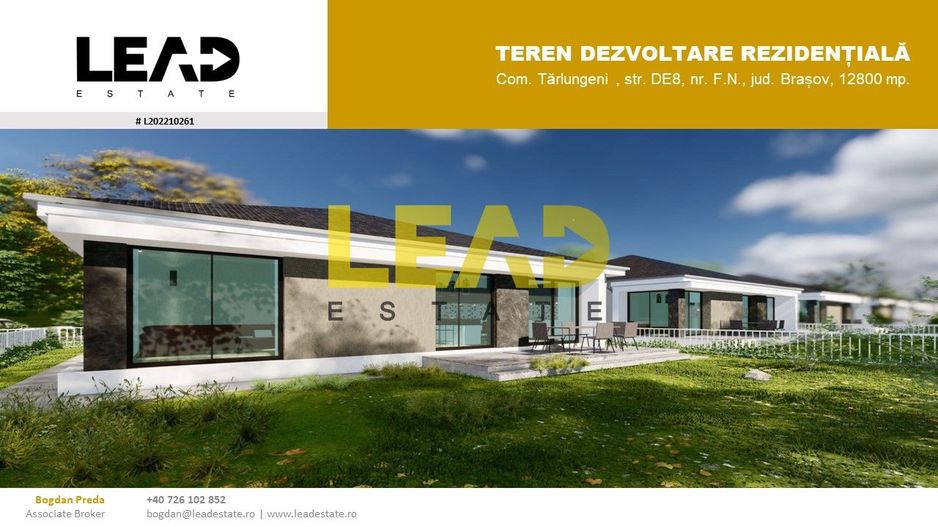 Teren excelent Dezvoltare rezidențială - Izvor Tarlungeni - Poză 1