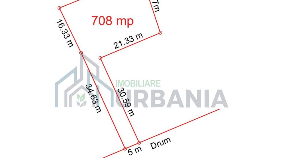Teren Intravilan 708 mp, Rediu - Acces Privat Exclusiv - Poză 3