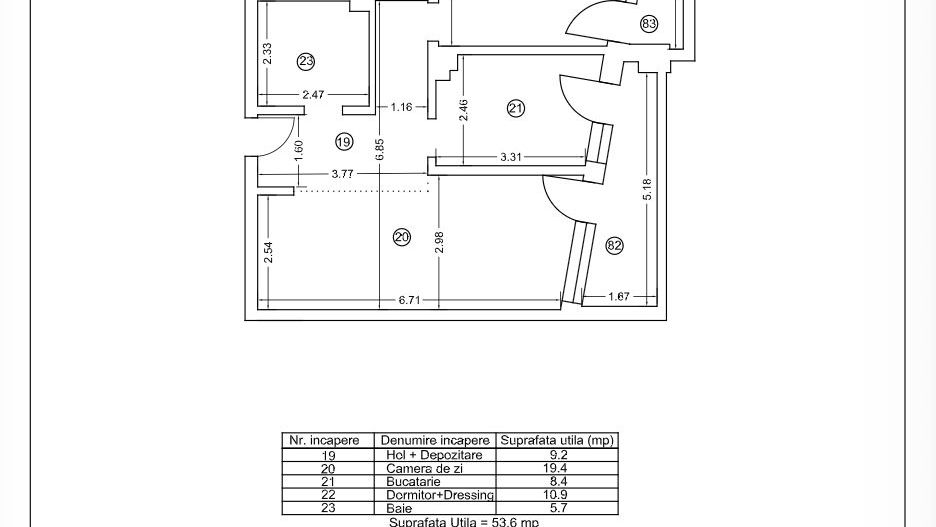 Tomis Nord - Vanzare apartament decomandat cu 2 camere,  bloc nou. - Poză 23