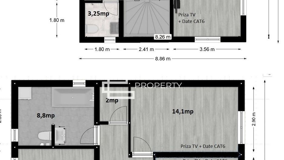 Casă individuală, 573 mp teren, priveliște Munții Făgăraș – Bavaria Park - Schiță 17
