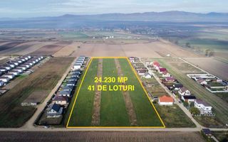 Teren de vânzare – Hălchiu, Brașov | Ideal investiție / dezvoltare rez - Poză 1