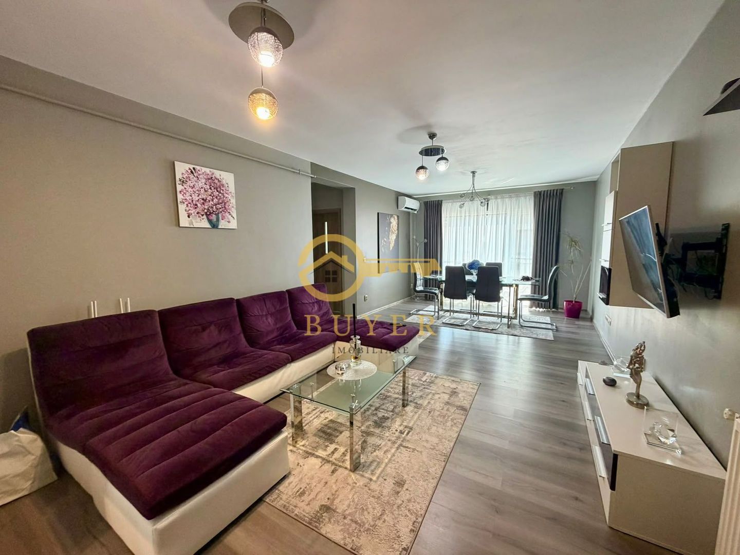 Apartament cu 2 cam, complet mobilat si utilat- Balcon si camara - Poză 7