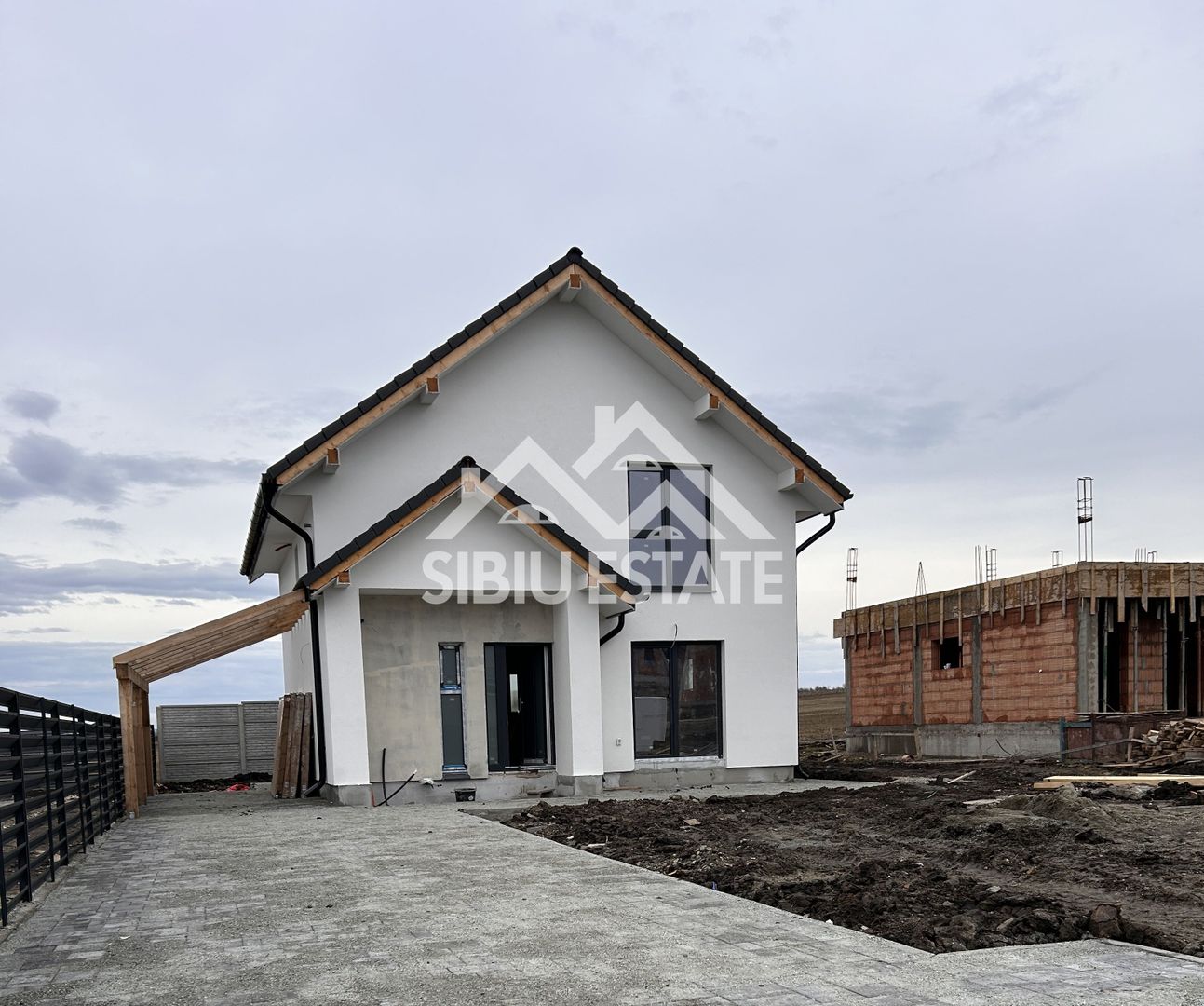 Casa PREMIUM | Carport | Pompa de Caldura DAIKIN | 441 mp teren - Poză 5