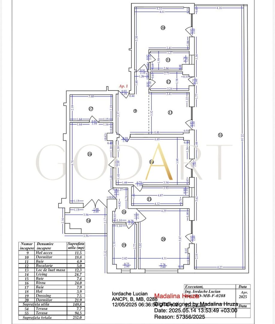 Apartament 4 camere | Bloc 2025 | Sisesti - Poză 1
