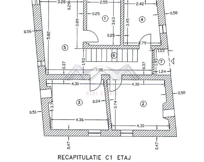 Casă modernă P+1 Tunari | 5 camere | 150 mp utili - Schiță 14