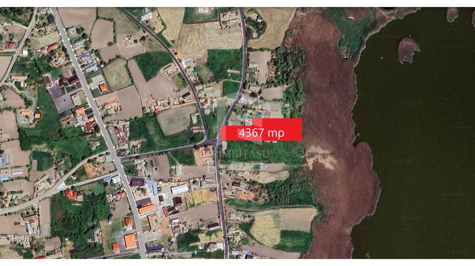 Teren intravilan 4367 mp – Salcioara – deschidere la lac - Poză 3
