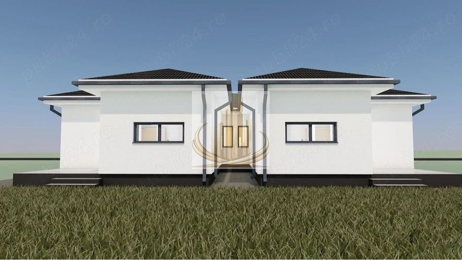 Duplex nou 101 mp, 3 dormitoare, teren 378 mp – Moșnița Nouă - Poză 2