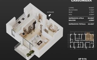 gars.dec+parcare/central Popesti-Leordeni - Poză 2