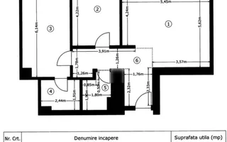 Aparatment 3 camere, parcare, Moghioros Park Residence, Drumul Taberei - Schiță 14