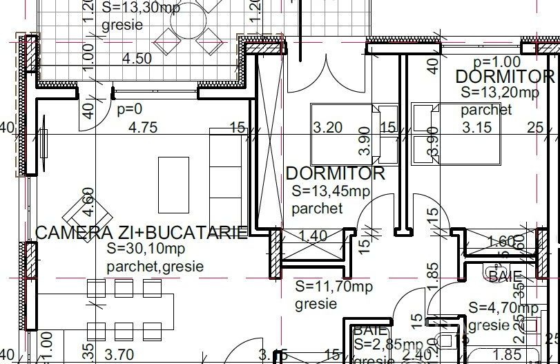 Apartamente cu 3 Camere in Andrei Muresanu – Calitate Premium - Schiță 9