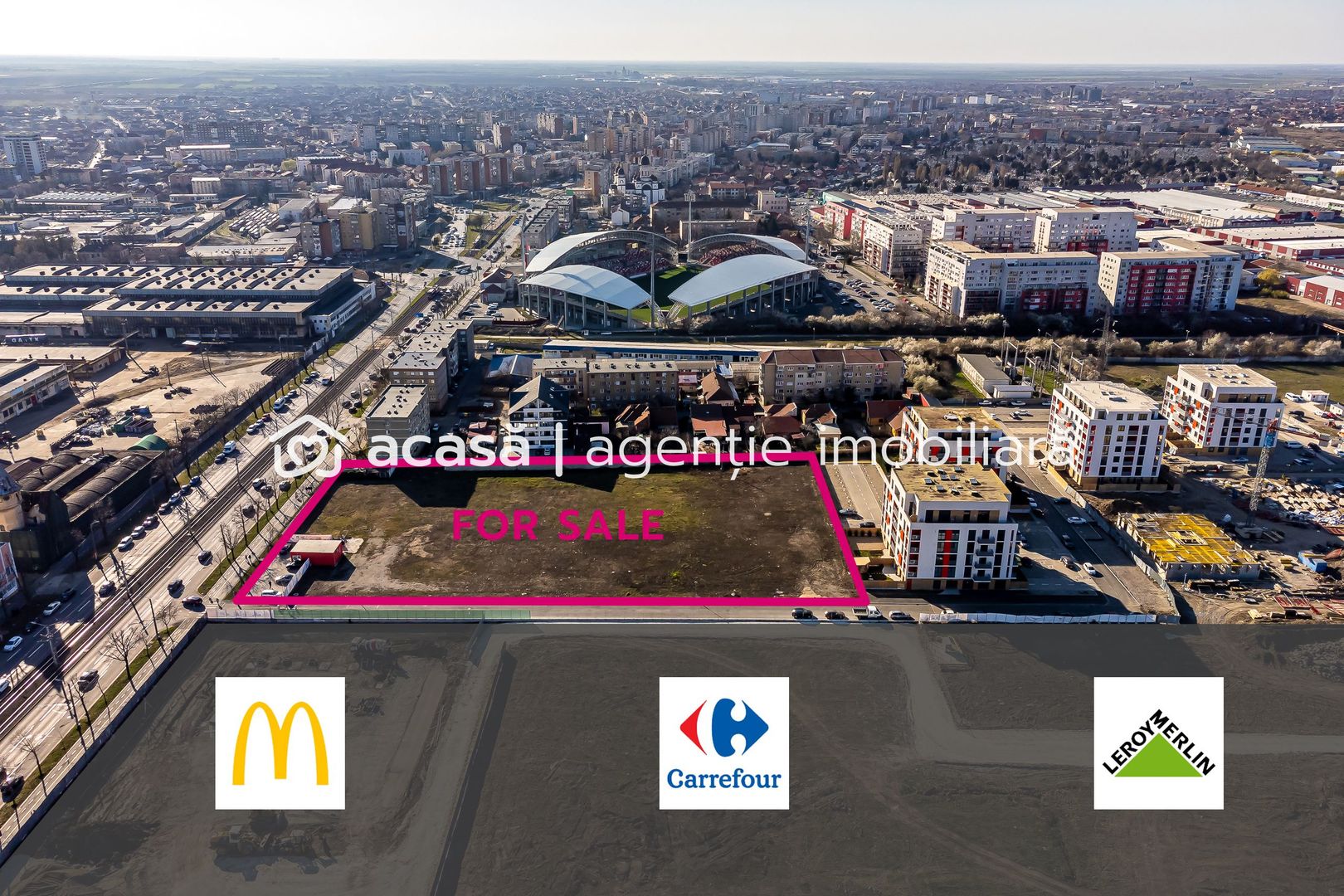 Teren central pentru dezvoltari rezidentiale si comerciale - Poză 1