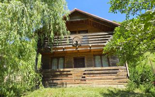 Cabana rustica din lemn, 3 camere. 1100 mp teren, Lunca Ampoitei - Poză 15