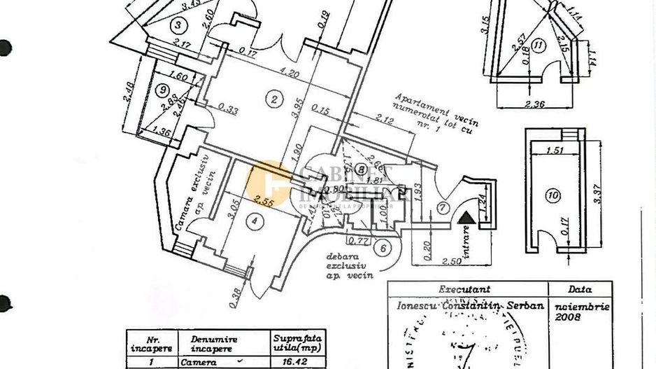 2 camere I Maria Rosetti I  parter inalt /7 I Pretabil Airbnb - Poză 7