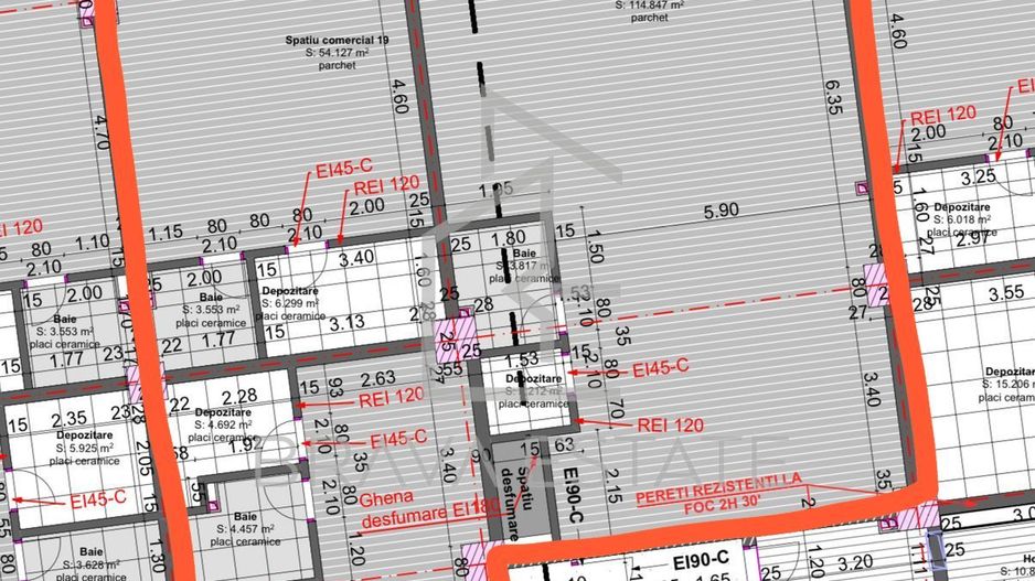 Spațiu comercial, 210mp, open-space, 3 băi, strada Fabricii - Poză 7