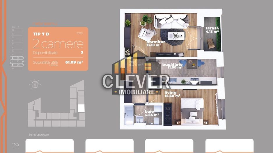 Apartament 2 camere decomandate Titan Sector 3 - Poză 1