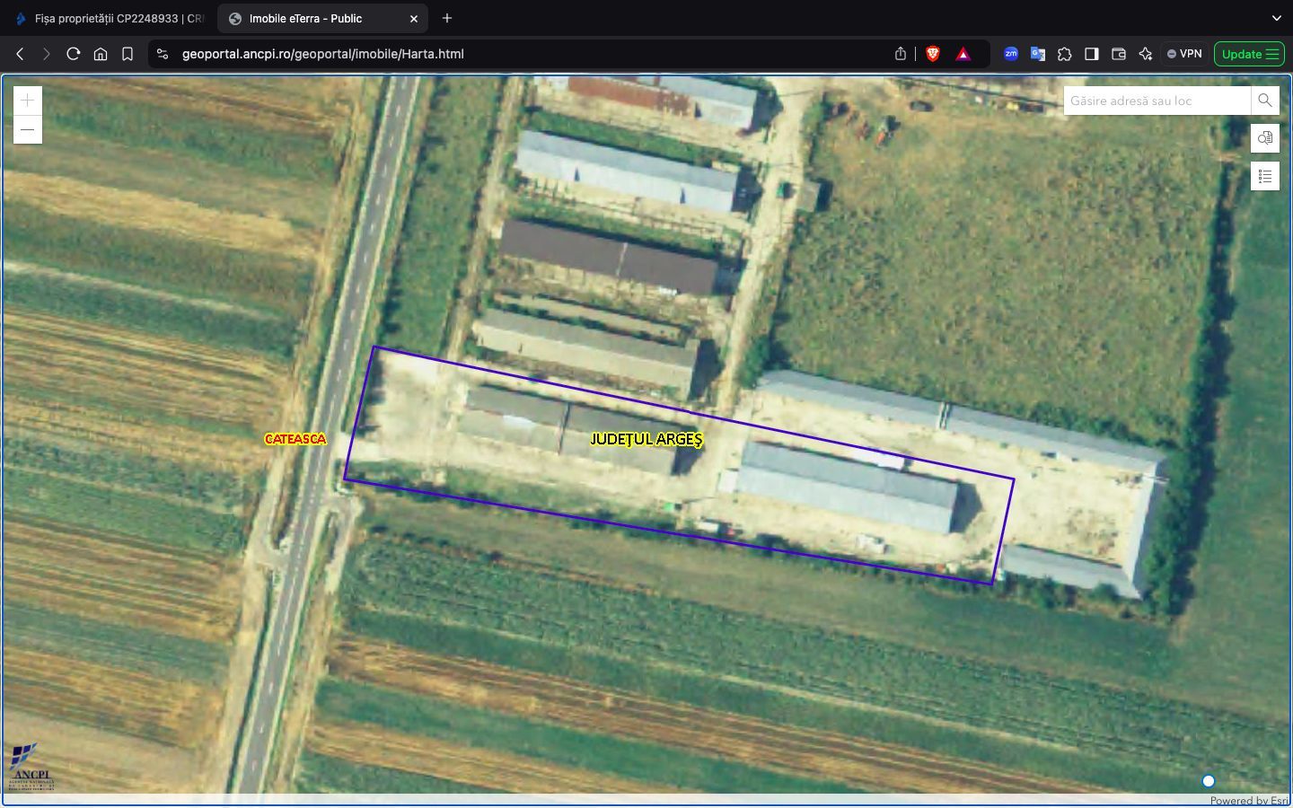 Proprietate industriala-depozitare Silistea Cateasca jud. Arges - Poză 1