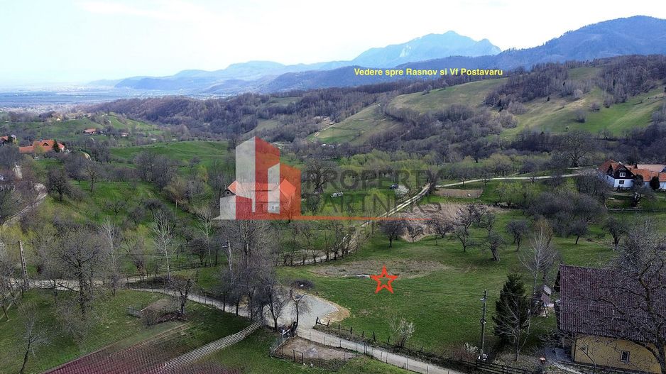 TEREN 2.495 MP | BRAN – SOHODOL | VEDERE PANORAMICĂ SPRE BUCEGI - Poză 3