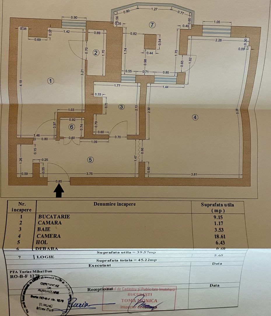Vânzare garsonieră decomandată, spațioasă – zonă Drumul Sării / Sebastian - Poză 12