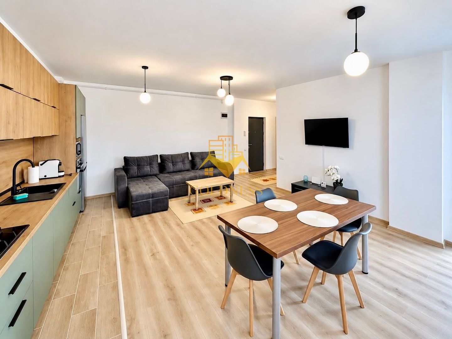 2 camere open space, Premium,Parcare Subterana, Sesul de Sus, Floresti - Poză 2