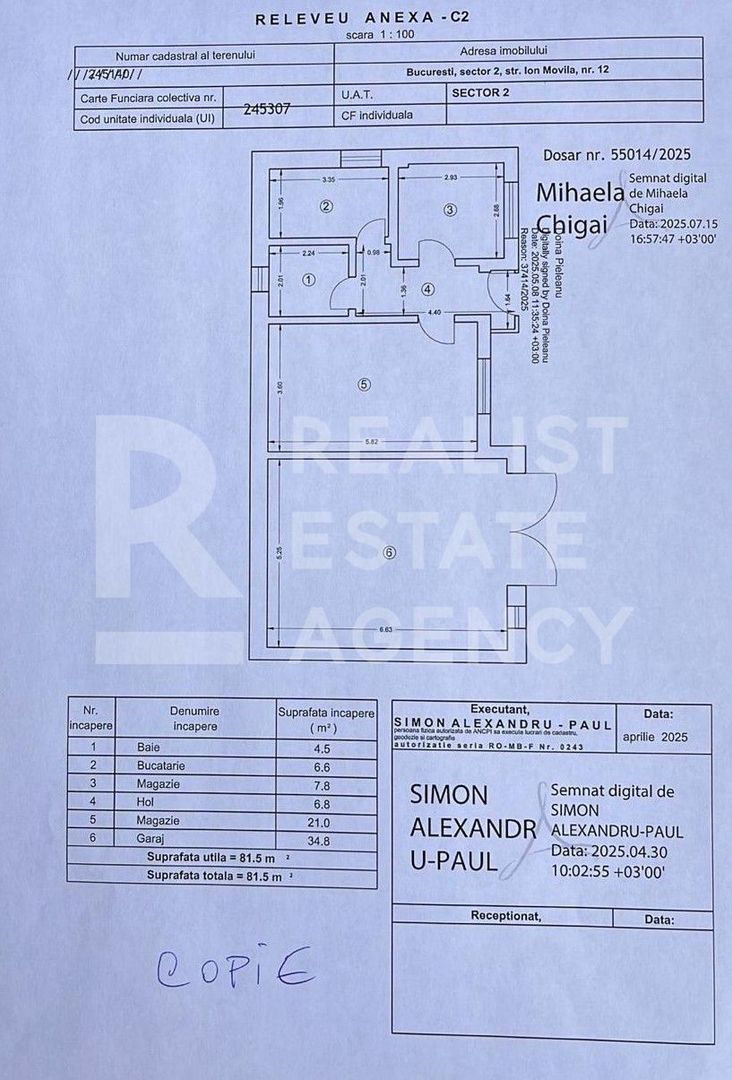 Proprietate exclusivistă cu 2 corpuri de clădire | Grădina Icoanei - Schiță 24