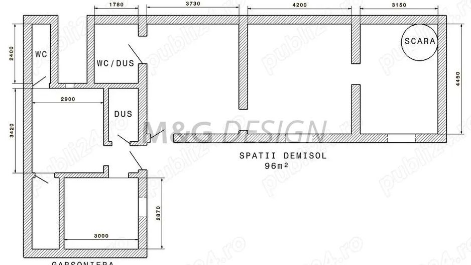 Apartament pe 2 nivele si garsoniera - Poză 10