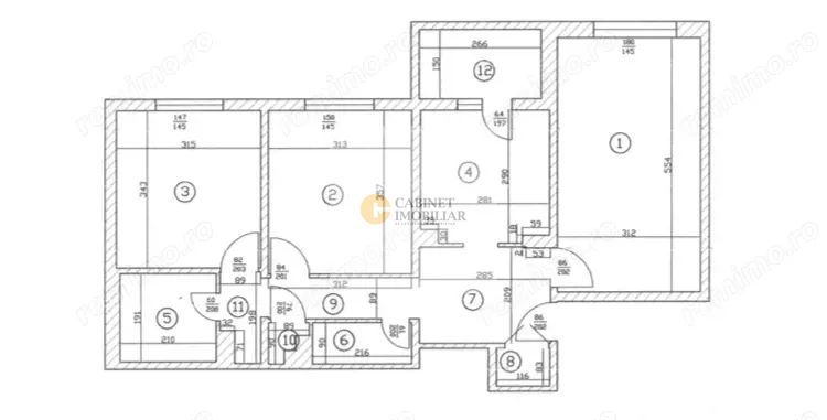 3 Camere - 68MP | Decomandat | 6/8 | Creditabil | M Crangasi la 8 min - Schiță 5