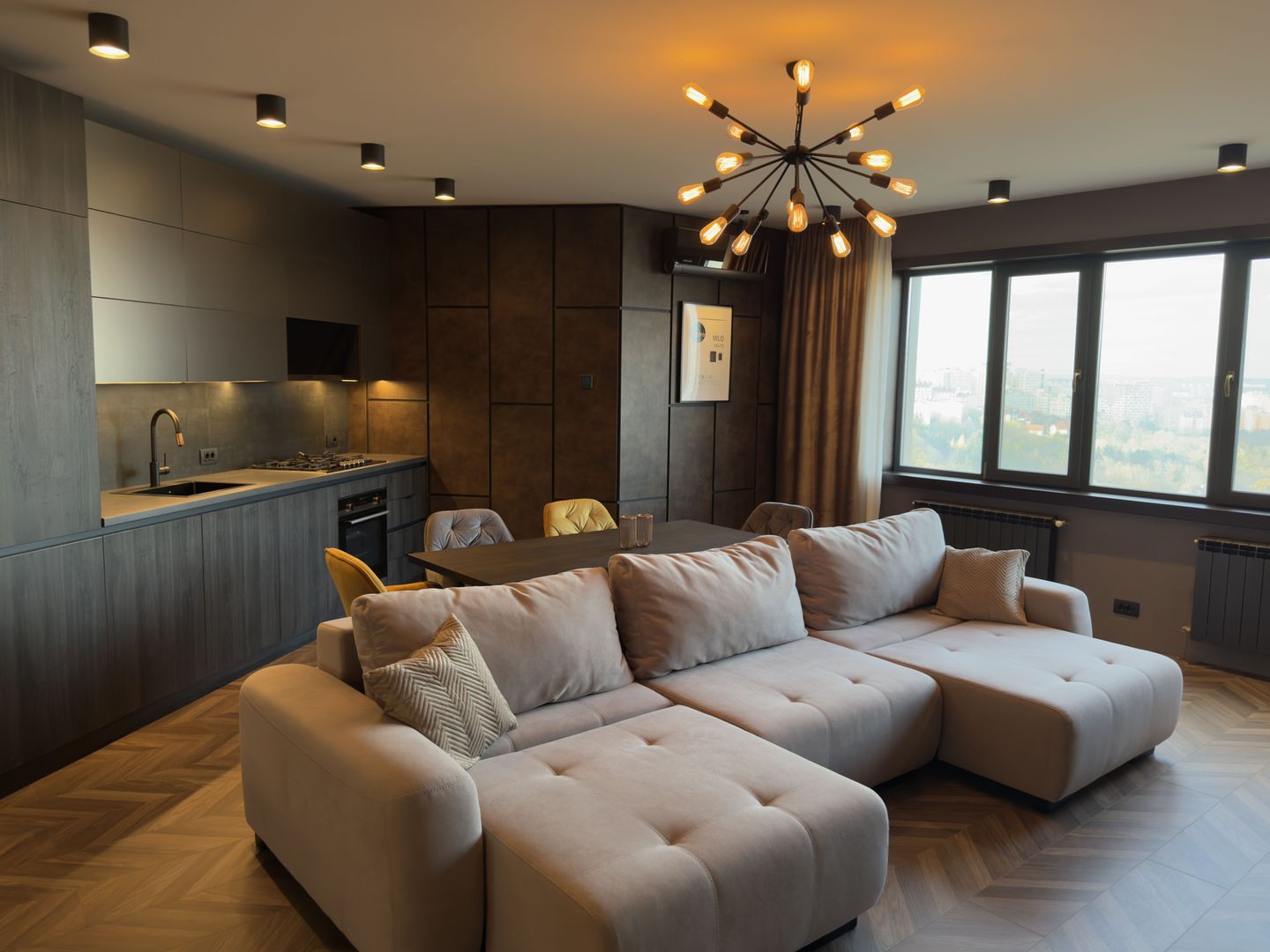 Exfactor Group Apartament cu 1 dormitor și living comasat cu bucătărie - Poză 7