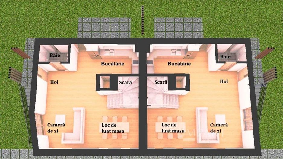 Duplex modern de vanzare in zona Auchan Iris! - Poză 11