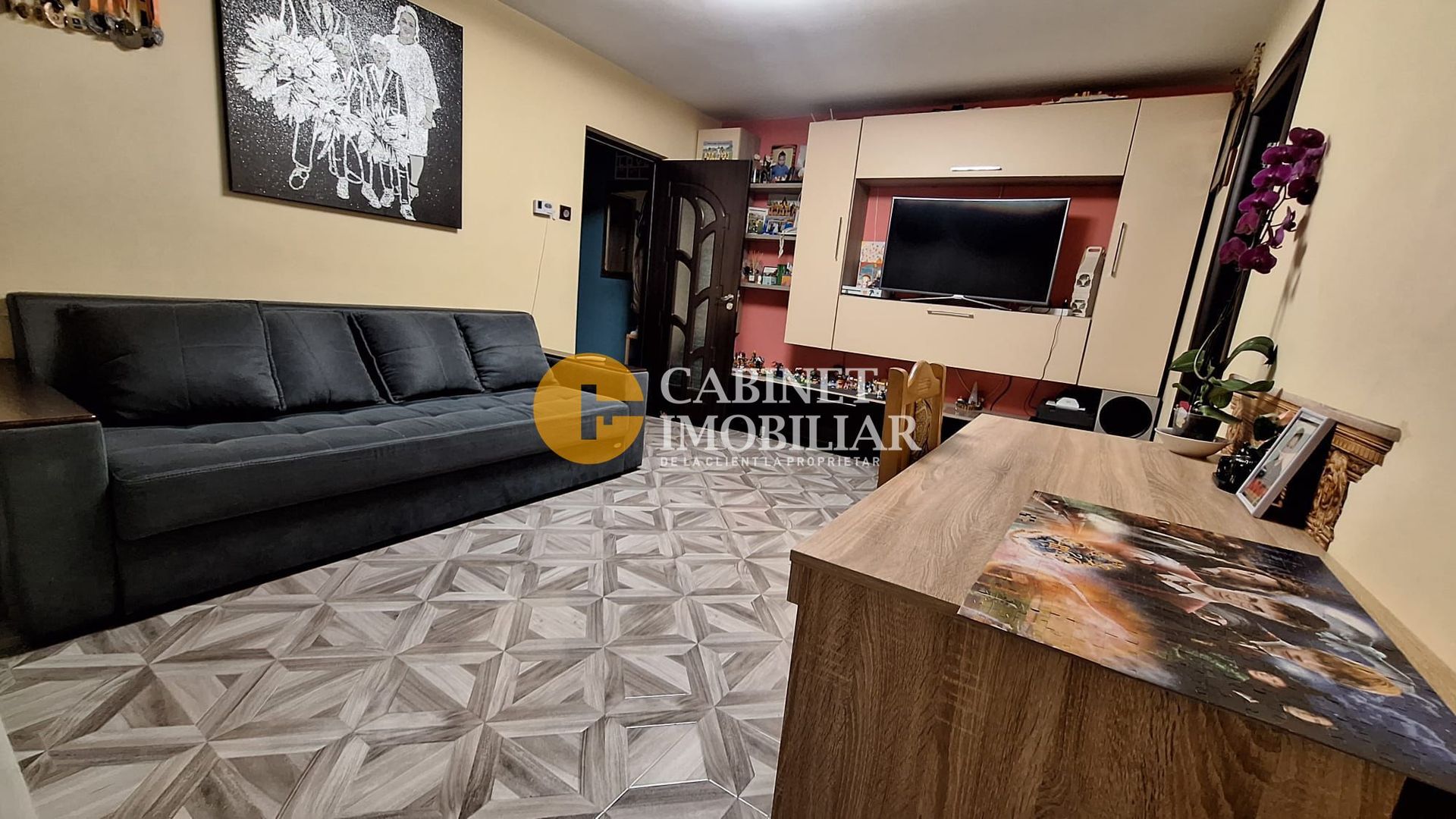 2 CAMERE - 52 MP - ETAJ INTERMEDIAR - PODU DE PIATRĂ - Poză 1