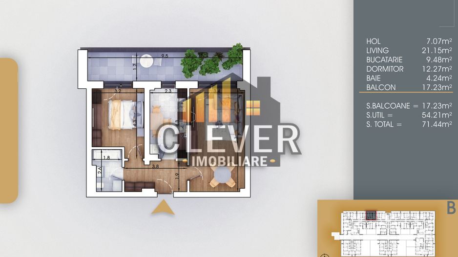 700m Metrou Nicolae Teclu-Apartament 2 camere Premium - Poză 1