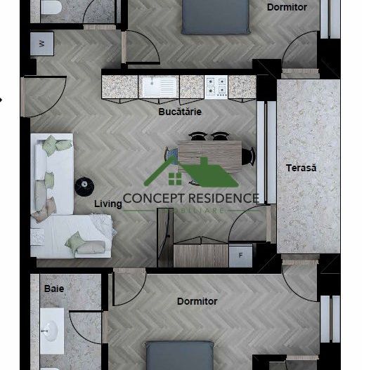 Apartament 3 camere | Millenium Plaza – Centrul Vechi | Comision 0% - Poză 3