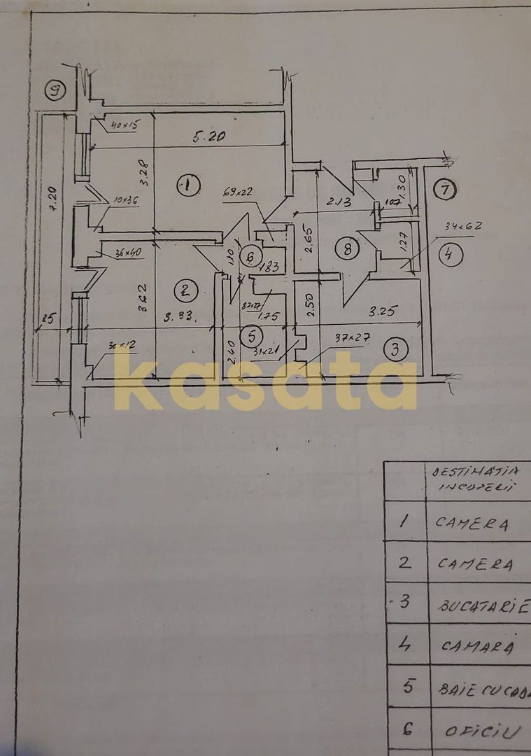 OPORTUNITATE | APARTAMENT 2 CAMERE | STEFAN CEL MARE | BLOC 1981 - Schiță 7