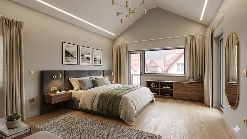 Apartament cu 4 camere 125 mp (4 garsoniere) la cheie + 60 mp pod - Busteni - Poză 17