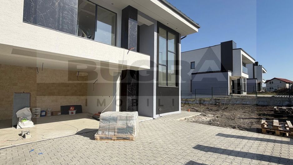 Casa individuala de lux, 119mp, teren 600mp, panoramic, Popesti - Poză 5