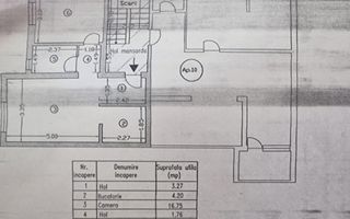 Apartament 2 camere Otopeni central | mobilat&utilat | parcare - Schiță 10