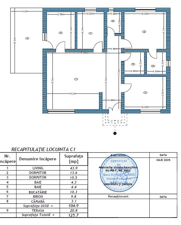 Casă cu 4 camere | Periș | 105 mp utili + terasă generoasă - Poză 9