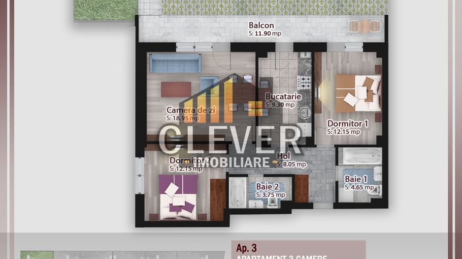 Apartament 3 camere Pallady, curte mare, Comision 0% - Poză 6