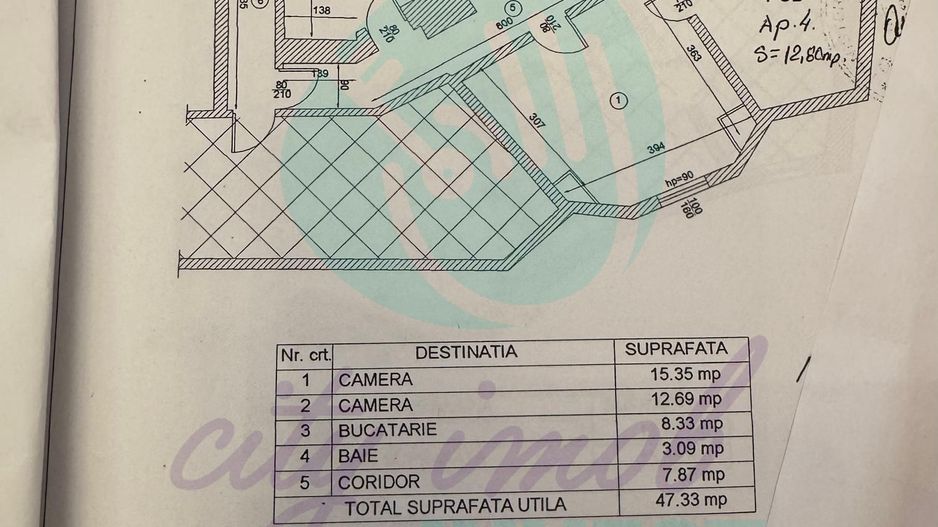 Două apartamente într-o vilă eleganta | Zona Unirii – Romulus | 129 mp - Poză 9