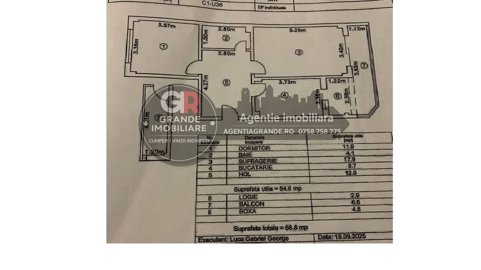 Str Victoriei - Apartament 2 cam decomandat Central - Poză 9