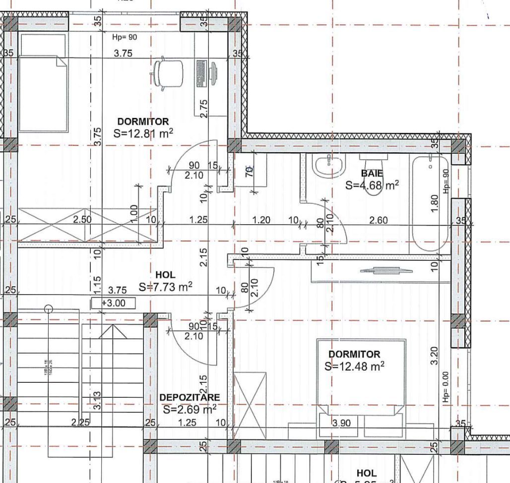Apartament 3 camere pe 2 nivele în Braytim - Curte proprie generoasă - NOU - Poză 6