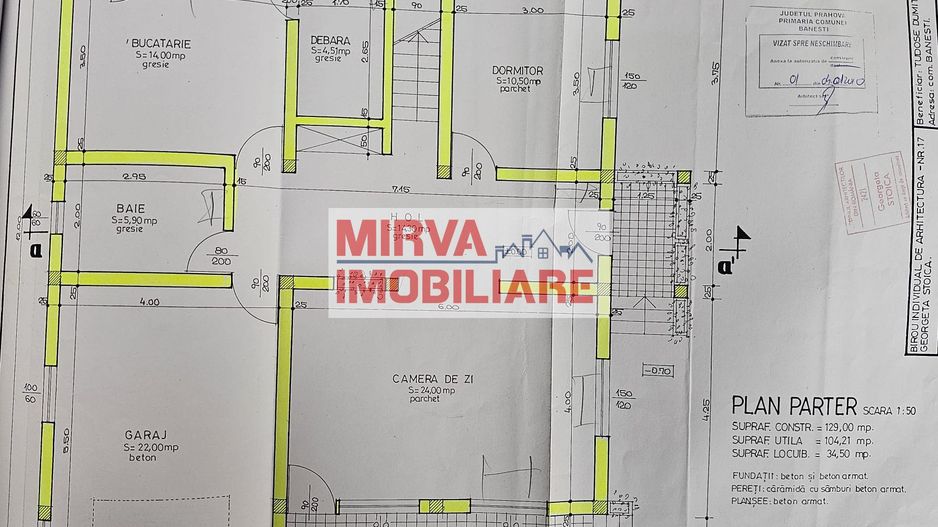 Vilă de vânzare 6 camere – Bănești | Exclusivitate Mirva Imobiliare - Schiță 82
