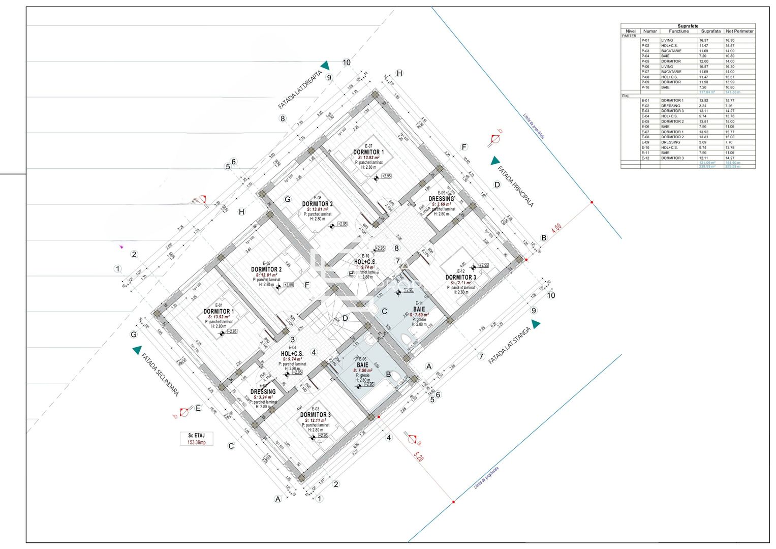 Casa tip duplex 5 camere, teren 480 mp – Șelimbăr, Cartierul Tineretului - Schiță 10
