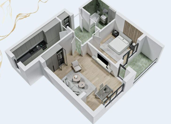 Apartament 2 camere de vanzare - Poză 1