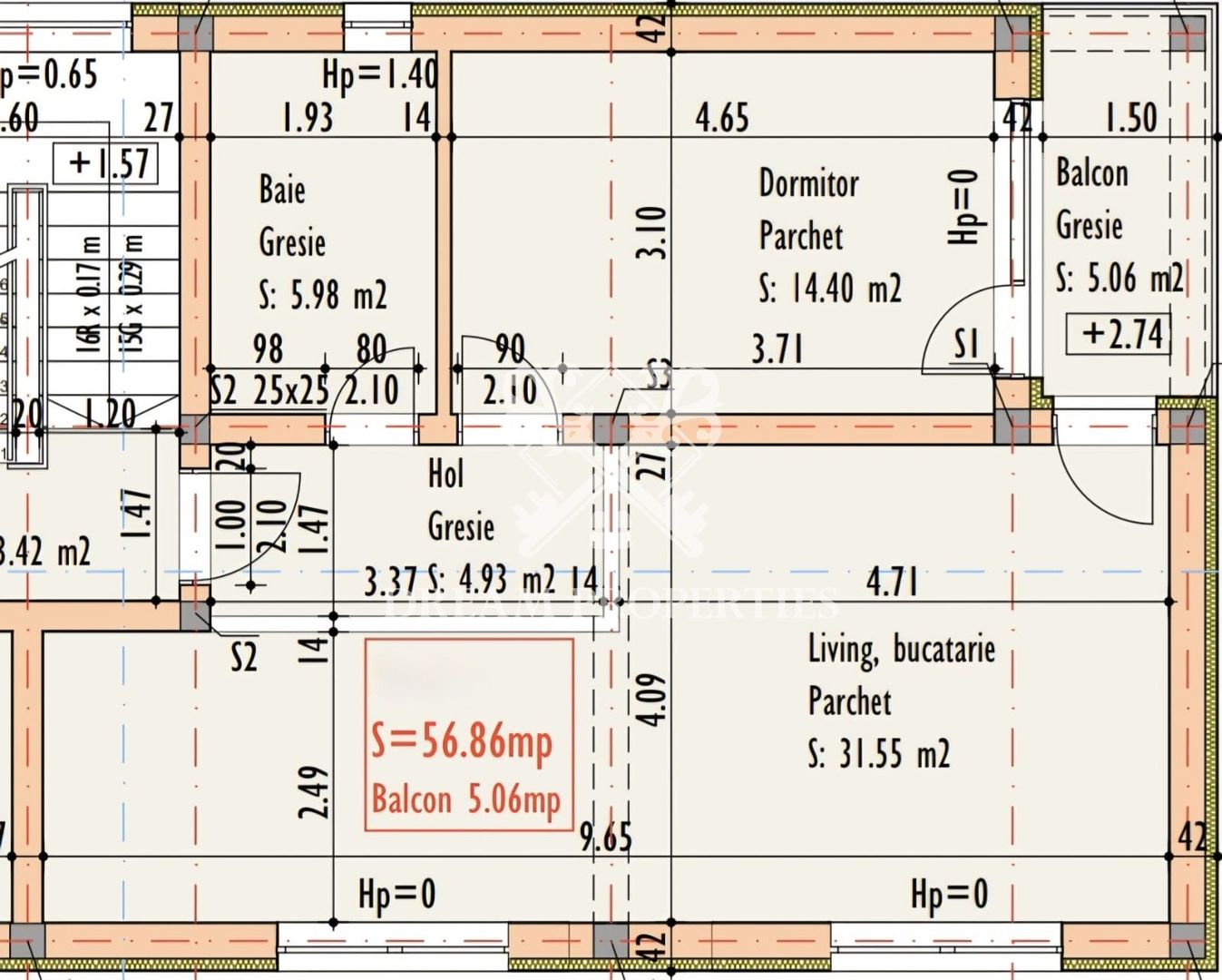 Comision 0%! Apartament 2 camere, balcon, parcare, centru Apahida - Poză 8
