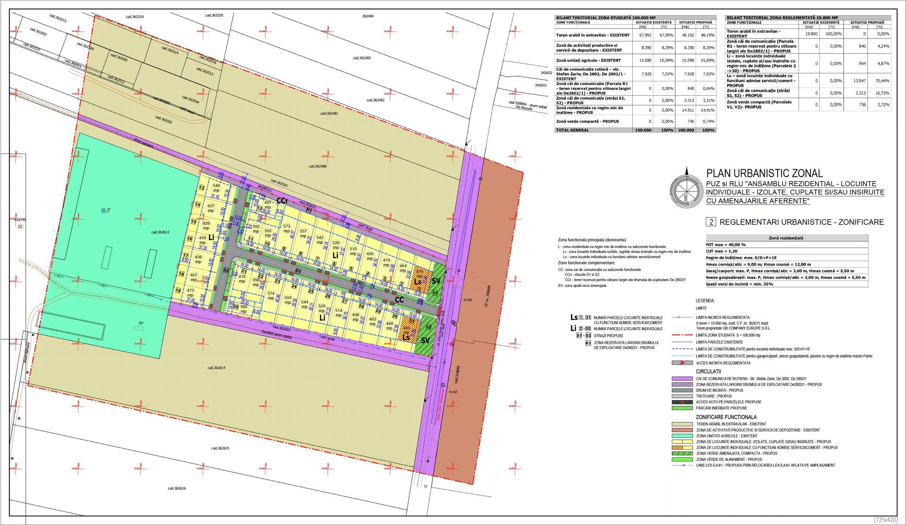 Teren de case în Sânnicolau Mic la 25 eur/mp - Poză 7