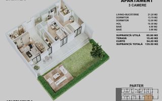 APARTAMENTE NOI CU CURTE PROPRIE | STR. BIRUINTEI I METROU - Poză 8