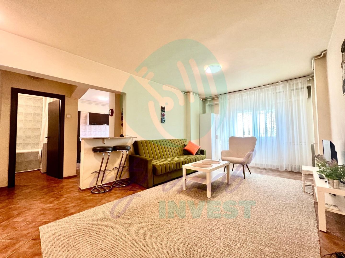 2 Camere Decebal 64 mp- View spectaculos-Posibilitate terasa - Poză 1