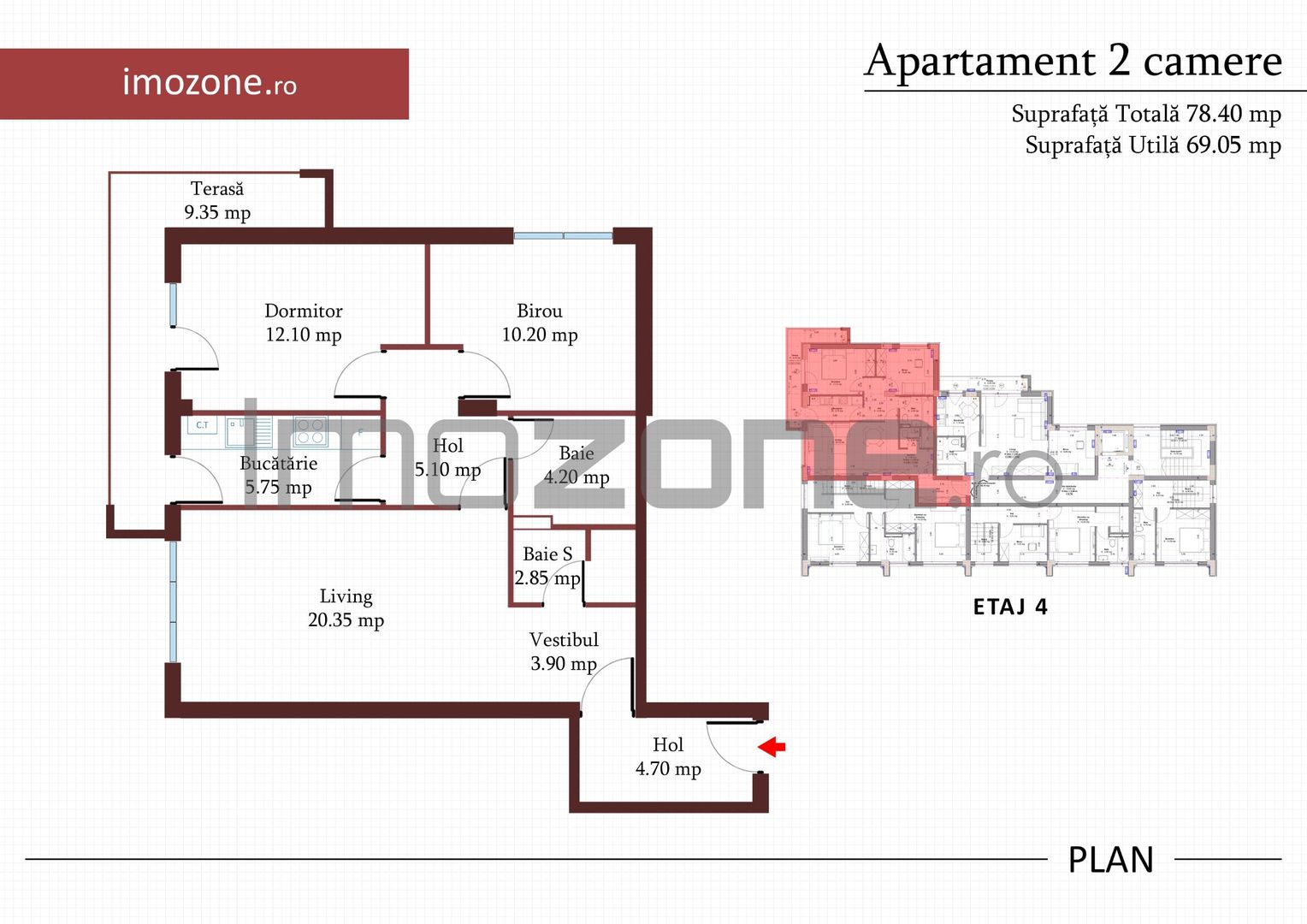 Drumul Taberei - Raul Doamnei, bloc nou, 3 camere, decomandat, 78mp, 4/4 - Poză 1